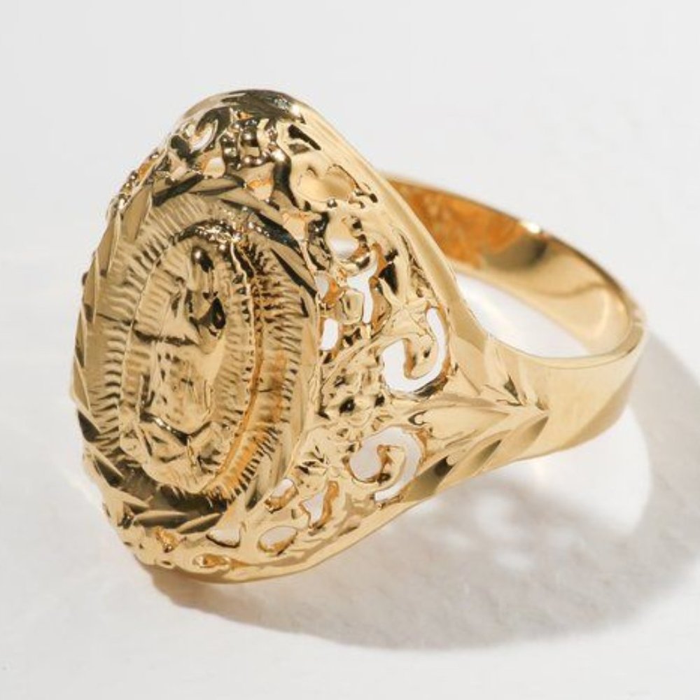 NEW Vanessa Mooney Mother Mary Filigree Ring